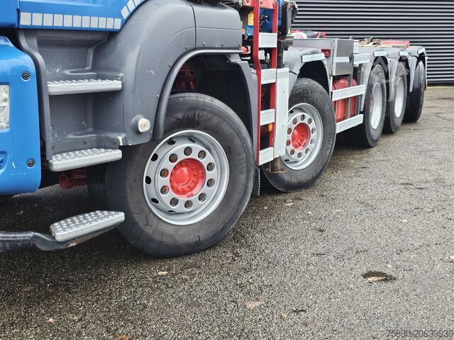 Sistema de braço de gancho MAN TGS 47.440 BBL / 10X4 HOOKLIFT + Z CRANE