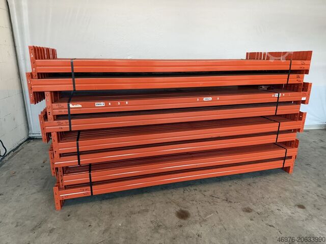 Hoogbouwmagazijn Palletstelling traverse Polypal Stockpal / K: 100 x 50 mm lichte Weite: 2.700 mm