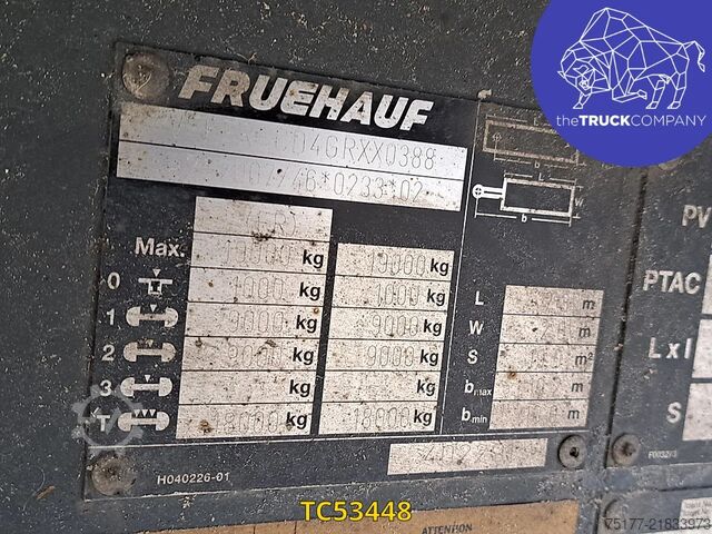 Bâches coulissantes Fruehauf 