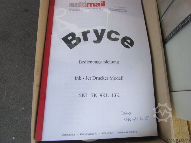 ADRESSIERER BRYCE BOS 13K