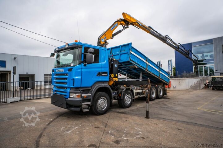 Tippbil med kran SCANIA R400 - EFFER 210-4S