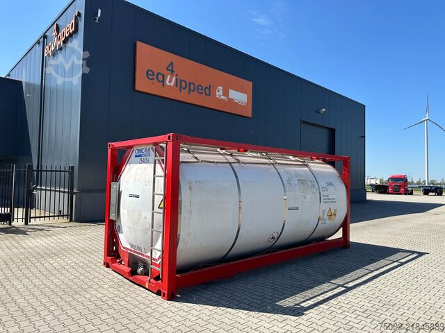 Tankcontainer CIMC 20FT ISO / 25.080L / 1-COMP.  / BAFFLES / UN PO...