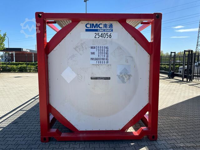 Tankcontainer CIMC 20FT ISO / 25.080L / 1-COMP.  / BAFFLES / UN PO...