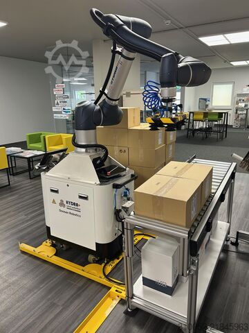Cobot paletizační systém FJ Mayer HYDRA cobot palletizer Vorführmaschine