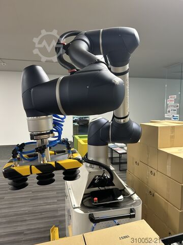 Cobot paletizační systém FJ Mayer HYDRA cobot palletizer Vorführmaschine
