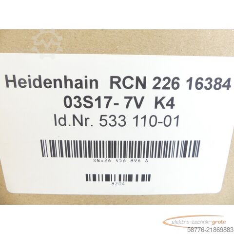 Komponens Heidenhain RCN 226 16384 03S17-7V .533 110-01 -mit 6 Monaten Gwl.!-
