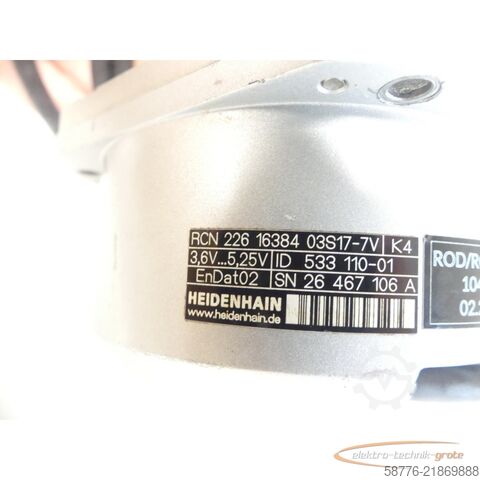 Componenta Heidenhain RCN 226 16384 03S17-7V K4 .533 110-01 -mit 6 Monaten Gwl.!-