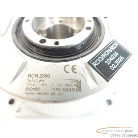 Komponent Heidenhain RCN 2380 7KS12-W9 B6 .667 785-01 -mit 6 Monaten Gwl.!-