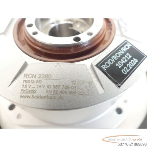 Komponent Heidenhain RCN 2380 7KS12-W9 .667 785-01 -mit 6 Monaten Gwl.!-