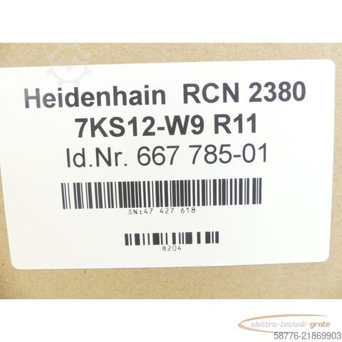 Komponenta Heidenhain RCN 2380 7KS12-W9 R11 .667 785-01 -mit 6 Monaten Gwl.!-
