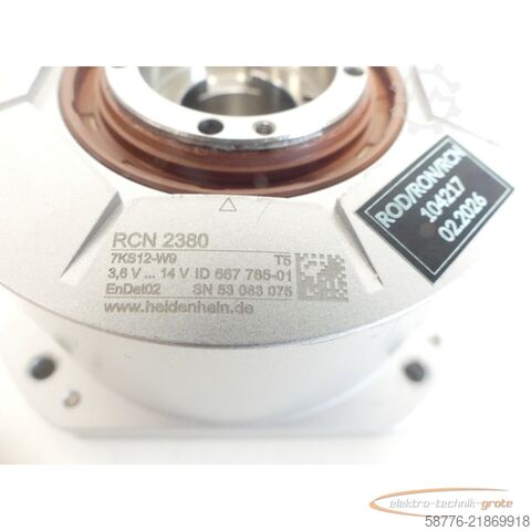 Komponent Heidenhain RCN 2380 7KS12-W9 T5 .667 785-01 -mit 6 Monaten Gwl.!-