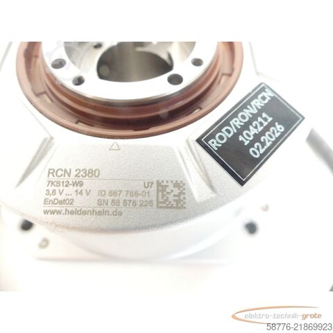 Komponenta Heidenhain RCN 2380 7KS12-W9 U7 .667 785-01 -mit 6 Monaten Gwl.!-