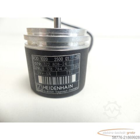 Componenta Heidenhain ROD 1020 2500 01-03 Drehgeber .322 808-24 SN:8178784A-ungebr.!-