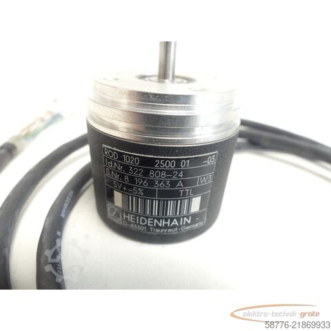 Componenta Heidenhain ROD 1020 2500 01-03 Drehgeber .322 808-24 SN:8196363A-ungebr.!-