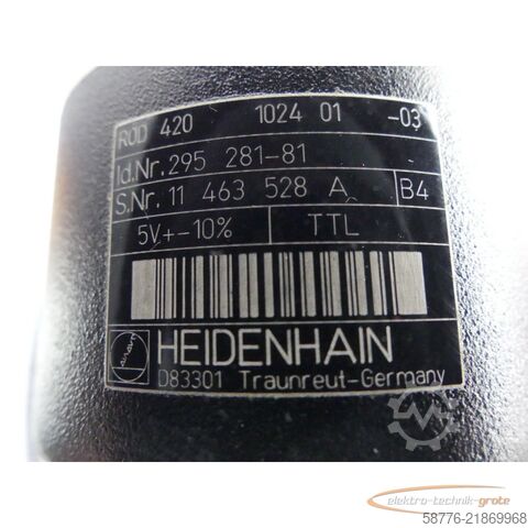 Komponenta Heidenhain ROD 420 1024 01 -03 . 295281-81 Drehge. o. Stecker - ungebr.! -