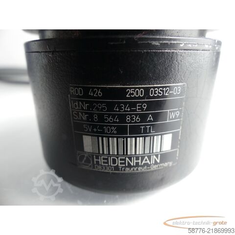 Komponent Heidenhain ROD 426 2500 03S12-03 . 295434-E9 / W9 Drehgeber SN: 8564836A