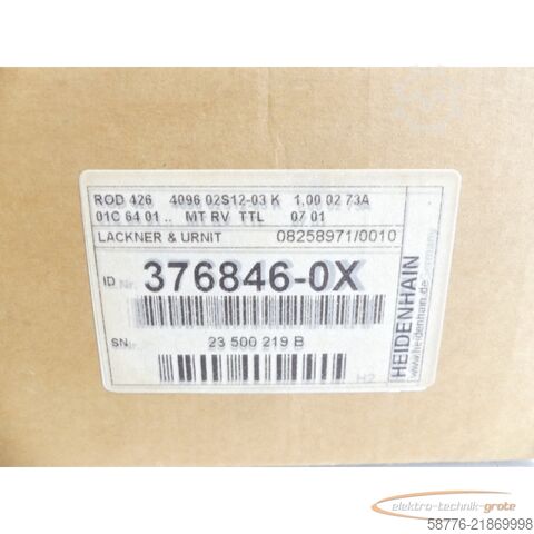 Komponent Heidenhain ROD 426 4096 02S12-03 Drehgeber . 376 846-0X  - ! -