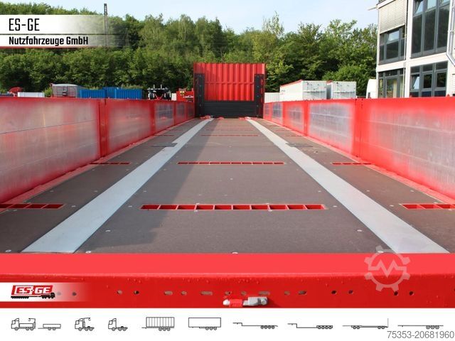 Arbejdsplatform sættevogn KÖGEL Multi Chassis, verstärkt, Bordwände