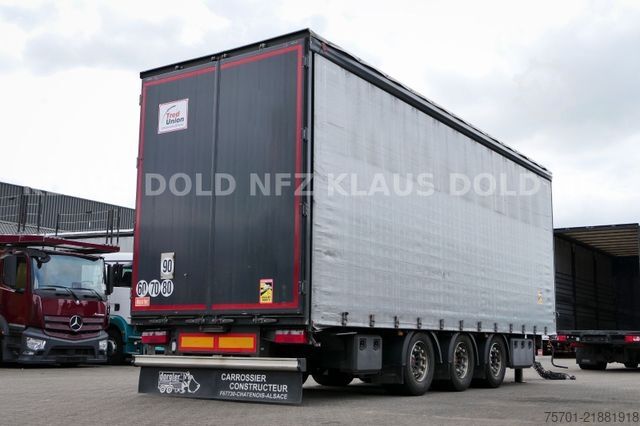Rimorchio aperto con telone LECITRAILER R3EC Pritsche Plane SAF Achsen