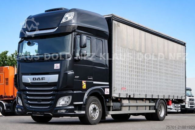 Camion plateau avec bâche DAF XF 480 Pritsche Plane Retarder Standklima Euro 6