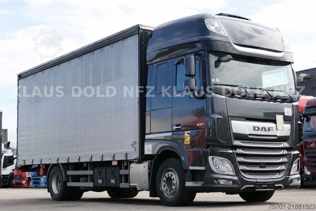 Camion plateau avec bâche DAF XF 480 Pritsche Plane Retarder Standklima Euro 6