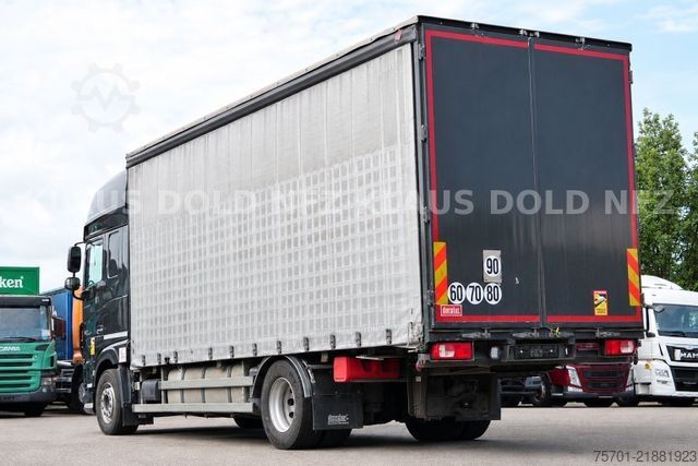 Camion plateau avec bâche DAF XF 480 Pritsche Plane Retarder Standklima Euro 6