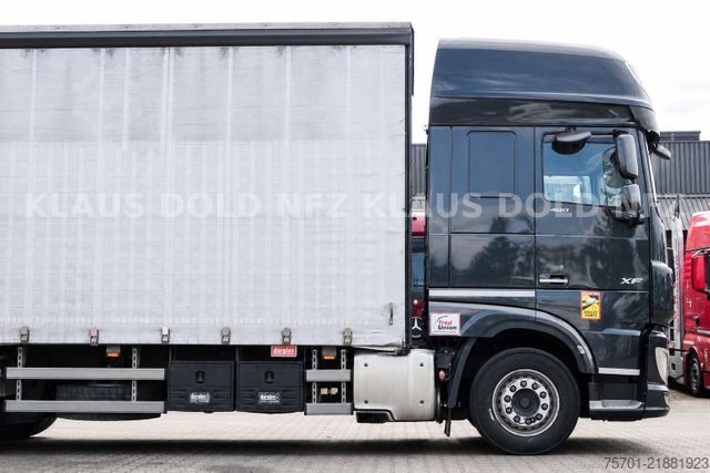 Camion plateau avec bâche DAF XF 480 Pritsche Plane Retarder Standklima Euro 6
