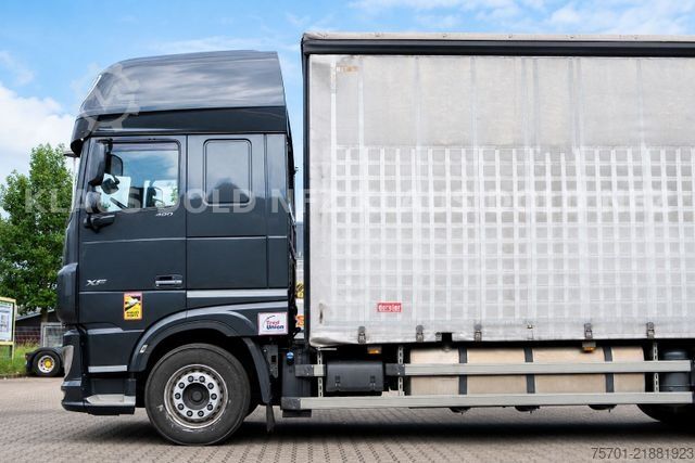 Camion plateau avec bâche DAF XF 480 Pritsche Plane Retarder Standklima Euro 6