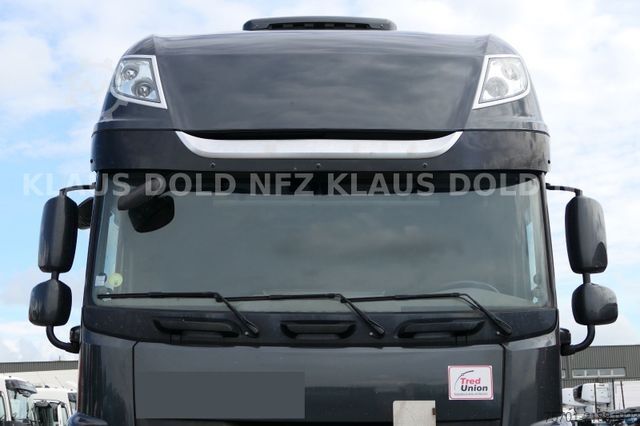 Camion plateau avec bâche DAF XF 480 Pritsche Plane Retarder Standklima Euro 6