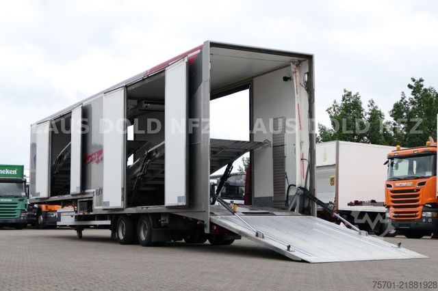 Auto met oplegger  Wiese SA 26 AT S Autotransporter mit Thermo King