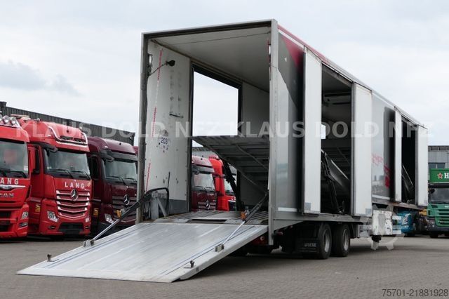 Auto met oplegger  Wiese SA 26 AT S Autotransporter mit Thermo King