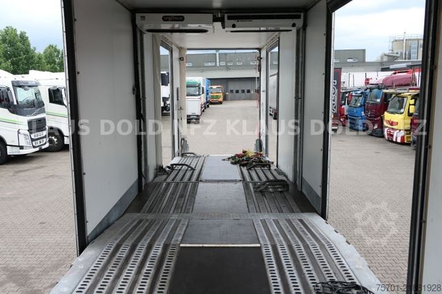 Auto met oplegger  Wiese SA 26 AT S Autotransporter mit Thermo King