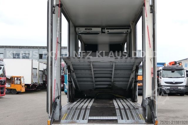 Auto met oplegger  Wiese SA 26 AT S Autotransporter mit Thermo King