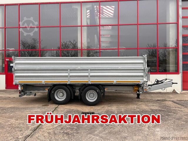 Remolque volquete Möslein TTD 19 AB  19 t Tandemkipper Tieflader, Breitbereifung Aufsatzbordwänden-- Neufahrzeug --