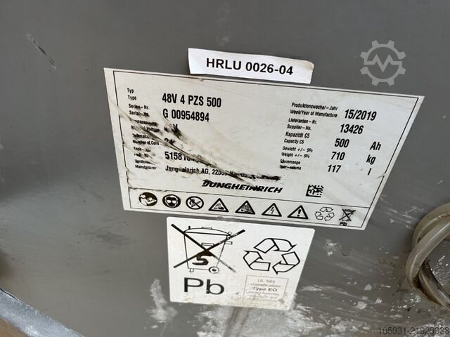 Elektrikli 3 tekerlekli forklift Jungheinrich EFG215