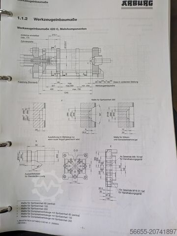 Máquina de moldeo por inyección Arburg 420 C 1000- 150/60
