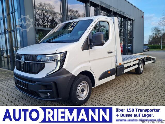 Car carrier van Renault Master 35 Autotransporter SEILW. AHK Automatik