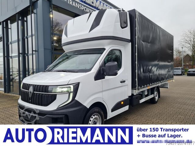 Schuifzeil bestelwagen Renault Master 35 Pritsche Schiebe Plane Schlafkab Automatik