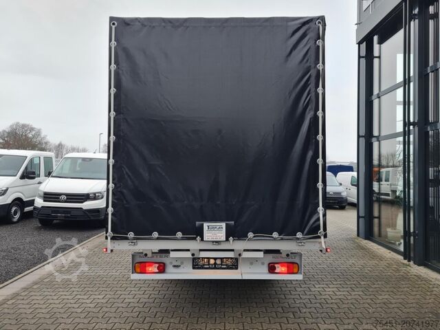 Curtain sider van Renault Master 35 Pritsche Schiebe Plane Schlafkab Automatik