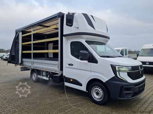 Curtain sider van Renault Master 35 Pritsche Schiebe Plane Schlafkab Automatik