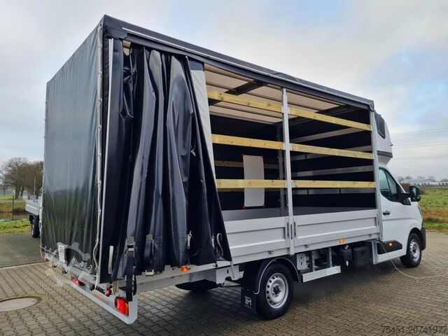 Curtain sider van Renault Master 35 Pritsche Schiebe Plane Schlafkab Automatik