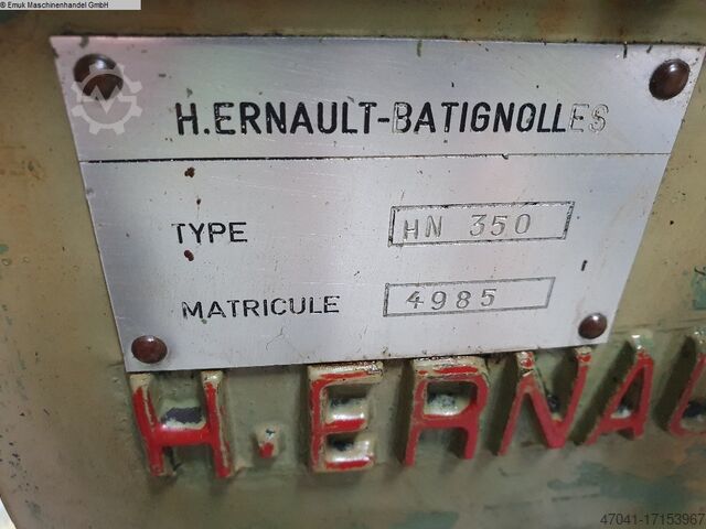 Center draaibank en doorvoerspindeldraaibank ERNAULT-SOMUA HN 350