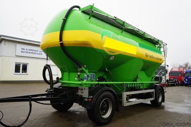 Silo-aanhanger FELDBINDER Heut 31.2 Silo 31000 L 4 Kammern
