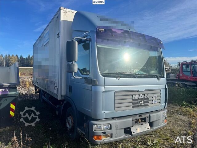 Box body MAN TGL 8.180 4x2 Box Truck.