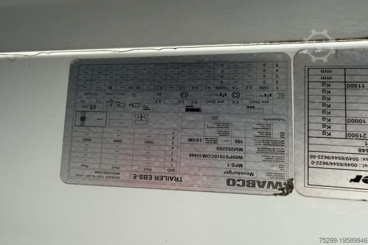 Kofferauflieger Meusburger MPS-1 Koffer / HB / Swiss-Vehicle
