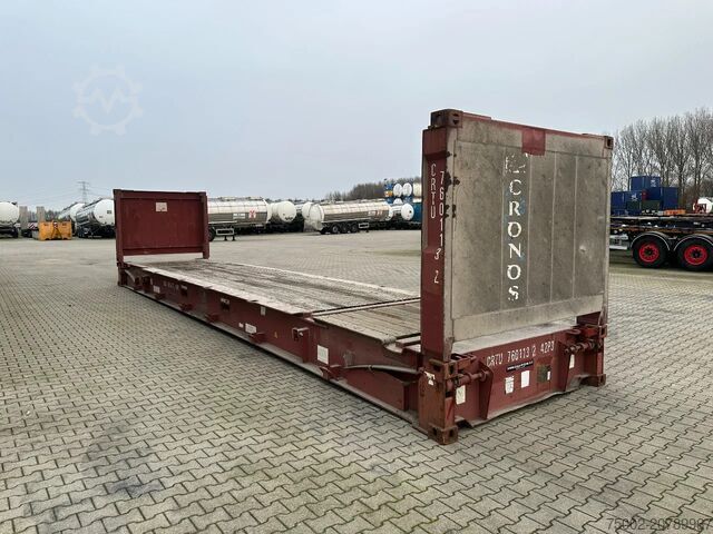 Platte containers CIMC 40FT FLATRACK FLUSH FOLDING / CSC-test: 12/2027...