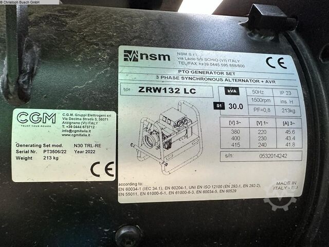Generador de energía de emergencia CGM ZRW132 LC