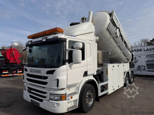 Saugfahrzeug Scania P400 14,5m3 Dry-Vacuum (Only 298 h. vac. pump),...