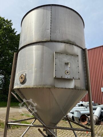 Aluminiumsilo (med rostfritt stålstativ) Endress + Hauser 