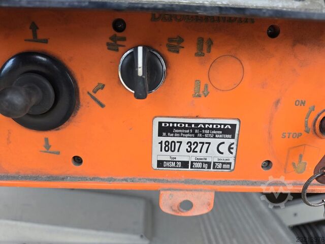 Plattewagen met zeil DAF XF480 / Retarder / 6x2